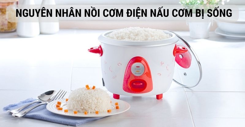 Cách khắc phục nguyên nhân sống cơm bị điện nấu nồi cơm tại nhà