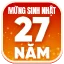 Mừng Sinh Nhật 27 Năm