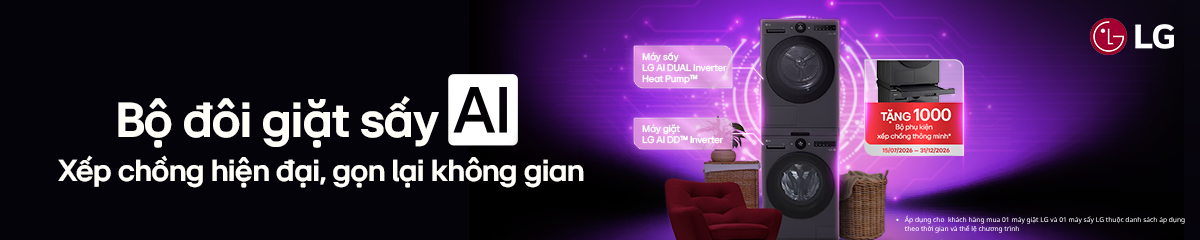 Bộ đôi giặt sấy AI