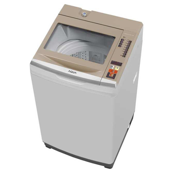 Máy giặt AQUA 9.0 Kg AQW-S90AT (H) có kiểu dáng sang trọng.
