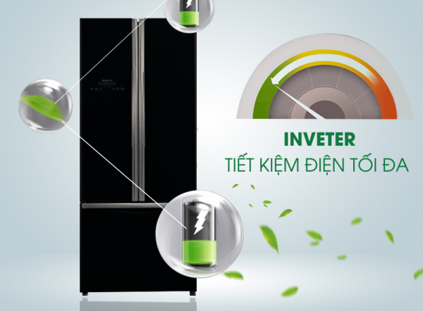 Tủ lạnh inverter Hitachi có khả năng tiết kiệm điện hiệu quả.