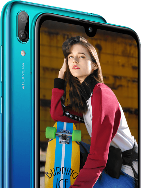 Huawei Y7 Pro 2019 ra mắt: Màn hình “giọt nước” sắc nét, camera kép, Pin khỏe, cấu hình mạnh mẽ