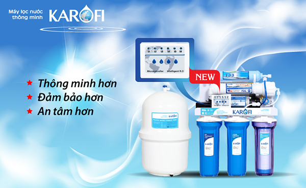 Máy lọc nước KAROFI là thương hiệu được nhiều người ưa chuộng bởi tính ưu việt