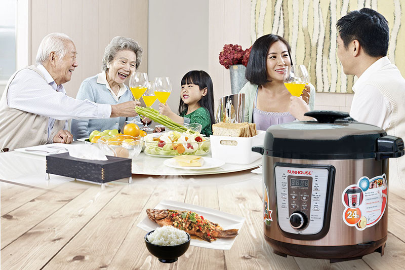 Nồi Áp Suất Điện Tử SUNHOUSE SHD1767