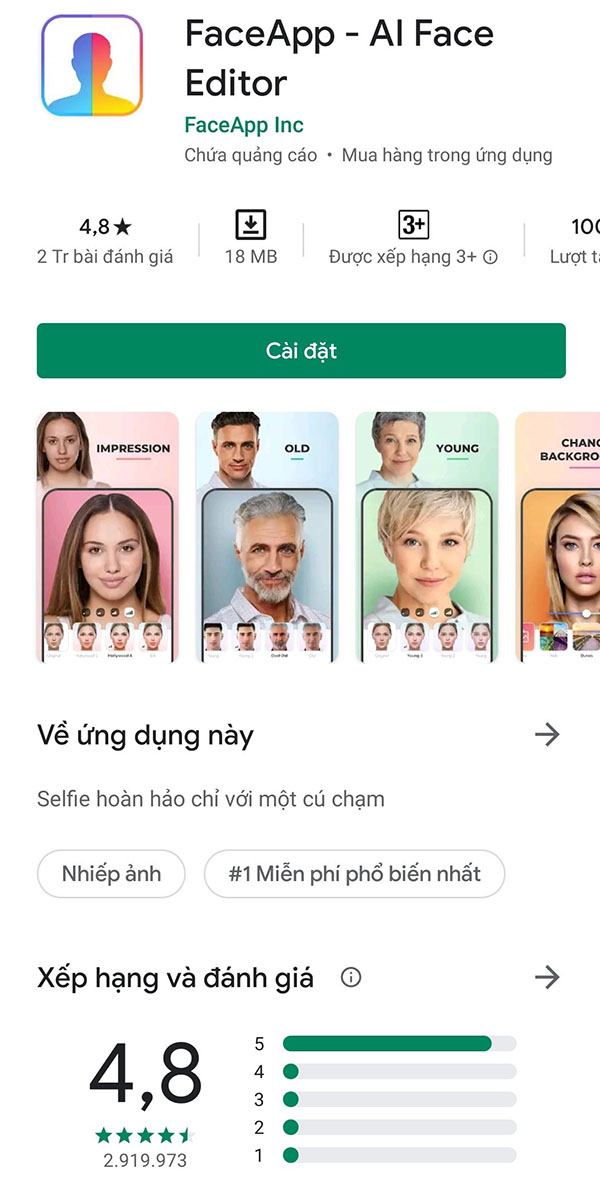 Bắt Kịp Trào Lưu Faceapp - App “Chuyển Giới” Từ Nam Sang Nữ Đang Mê Hoặc  Giới Trẻ Những Ngày Qua