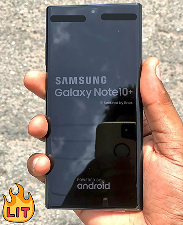 Hình ảnh thực tế về mẫu Samsung Galaxy Note 10 đã được hé lộ