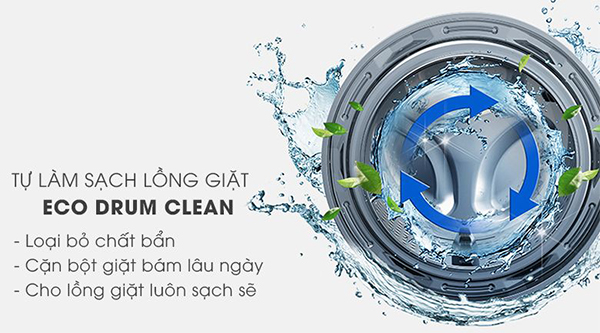 Cách làm sạch lồng giặt cửa trước và khóa cửa máy giặt Samsung