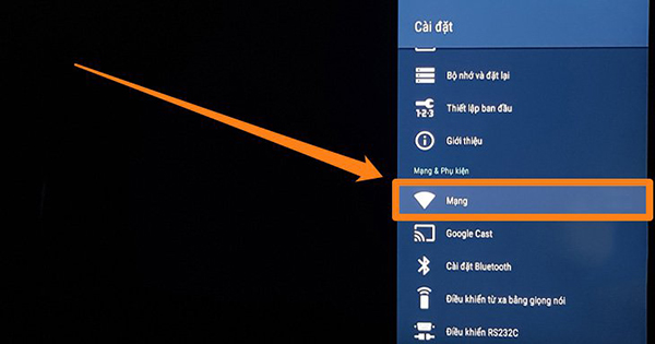 Hướng dẫn chi tiết cách kết nối mạng Wifi cho smart tivi Sony 2018