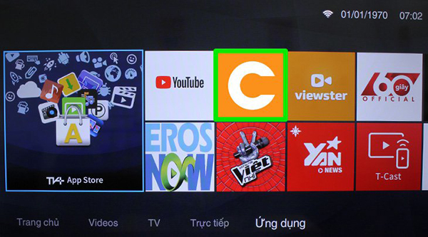 Làm thế nào khi không tìm thấy ứng dụng Clip TV trên Smart tivi TCL?