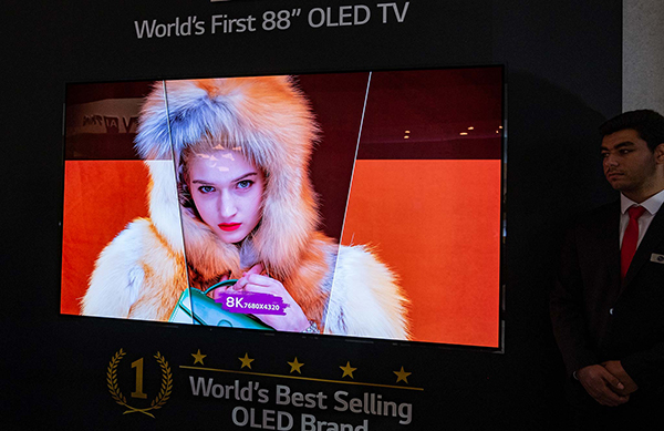 LG chính thức giới thiệu mẫu tivi OLED 8K kích thước 88 inch