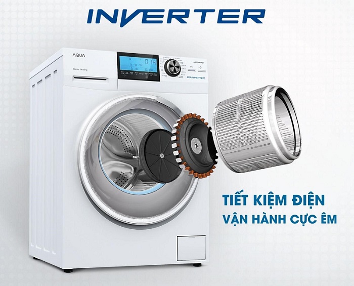 Máy giặt truyền động trực tiếp tích hợp nhiều công nghệ hiện đại hơn nhưng có giá thành tươ