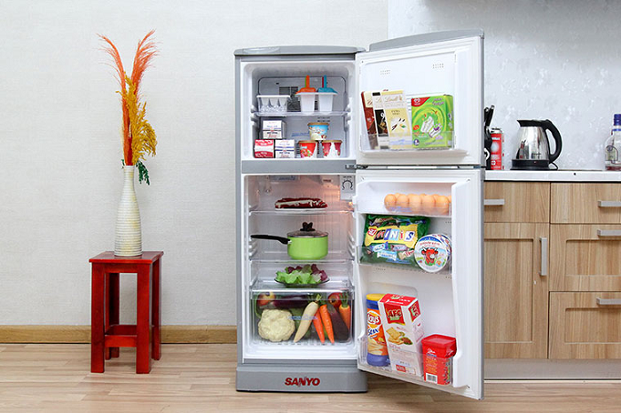  Tủ lạnh Sanyo với nhiều thiết kế mẫu mã đa dạng, nội thất sắp xếp thông minh