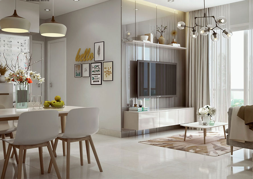 Top mẫu thiết kế nội thất chung cư đẹp tại Hà Nội