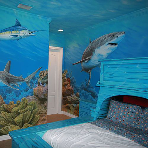 Phòng ngủ cho bé thỏa sức “bơi lội”