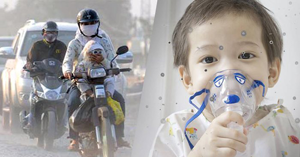 Số lượng trẻ nhỏ nhập viên tăng đột biến do ô nhiễm không khí tại Hà Nội