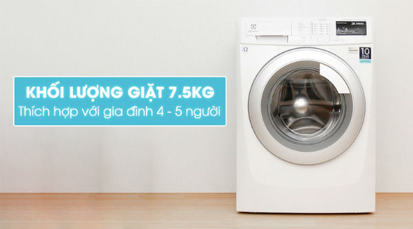 Máy giặt Electrolux 7.5Kg EWF10744