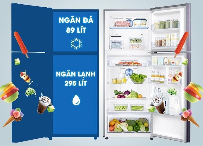 Danh sách tủ lạnh hãng nào tốt có Samsung Inverter 384 lít được xem là tủ lạnh tốt nhất hiện nay