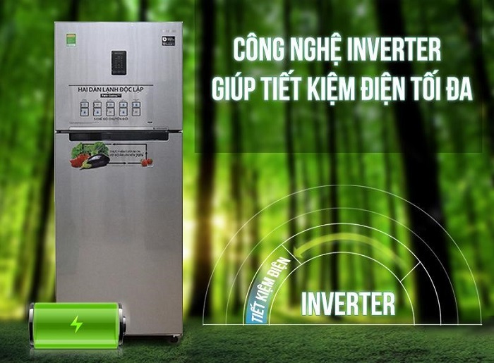 Tủ lạnh Samsung RT32K5532S8/ SV sử dụng công nghệ Inverter giúp tiết kiệm điện năng tối đa