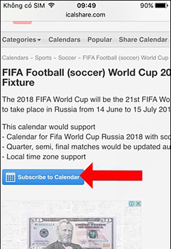 Hướng dẫn thêm lịch thi đấu World Cup 2018 cho Google, Microsoft và Apple Calendar trên smartphone