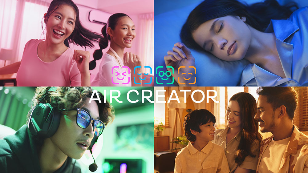 AIR CREATOR Đồng điệu nhịp thở, Tạo mở không gian