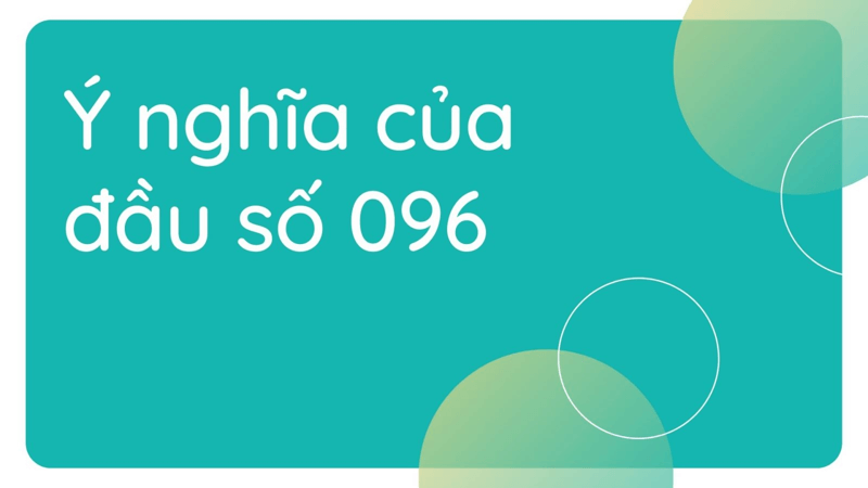 096 là mạng gì