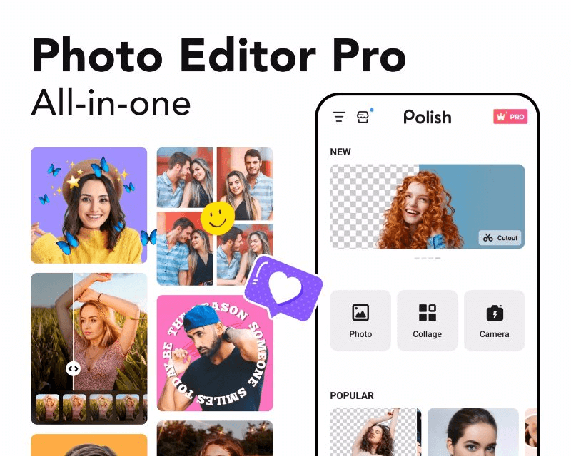 app làm nét ảnh bằng photo editor pro