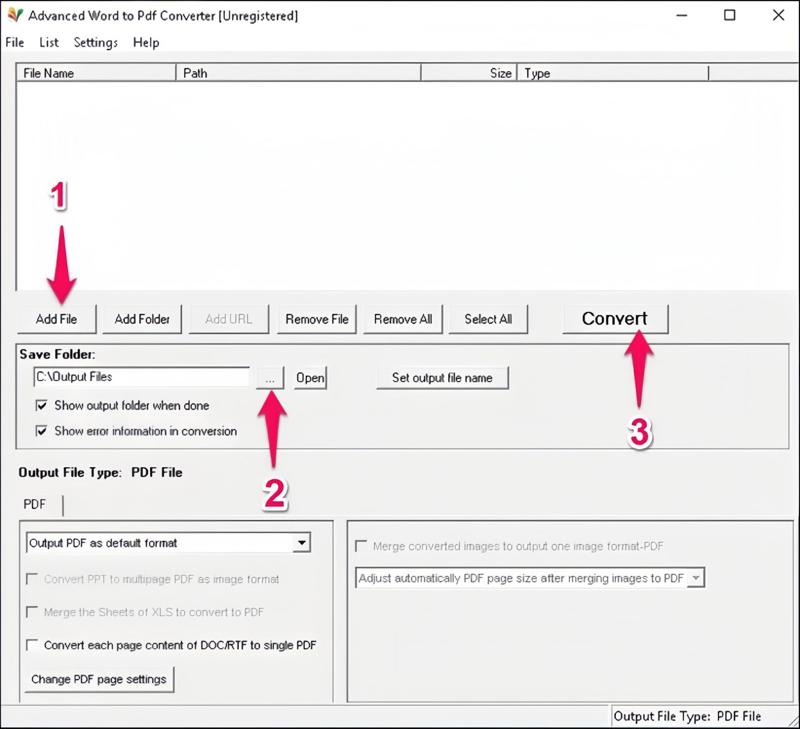 doi file word sang pdf