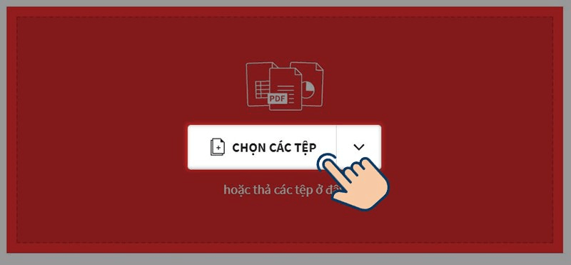 cách gộp file pdf có dung lượng lớn bước 1