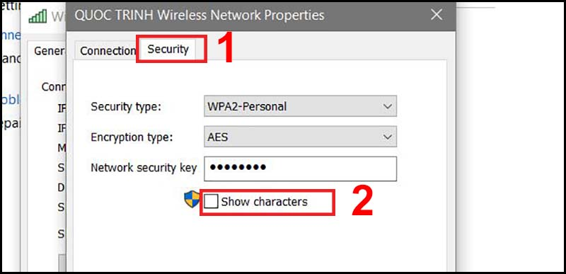 Xem pass wifi bằng Open network & Internet settings bước 4