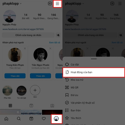 Cách xóa nhiều bài viết trên Instagram bước 1