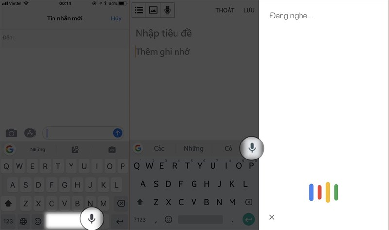 Chuyển giọng nói thành văn bản trên iPhone bằng Gboard 3