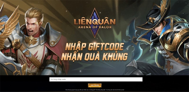 nhập code liên quân trên ios