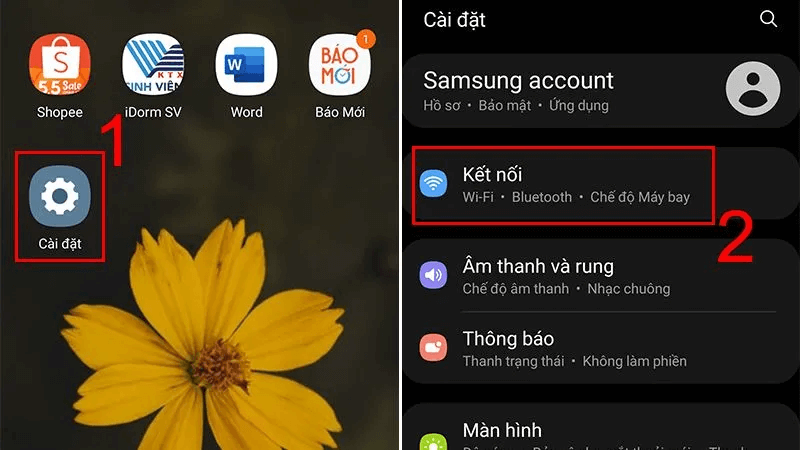 lỗi không nhận sim của samsung