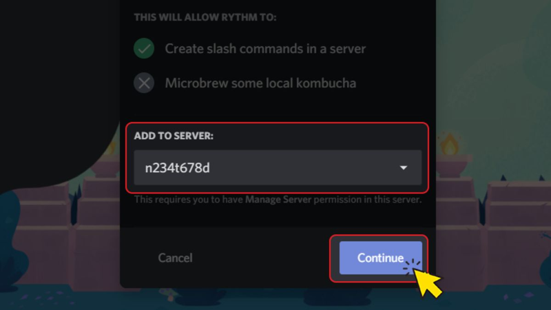 cách thêm bot vào một server discord