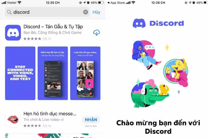 tải discord trên iphone