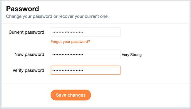đổi mật khẩu Twitter trên máy tính 2