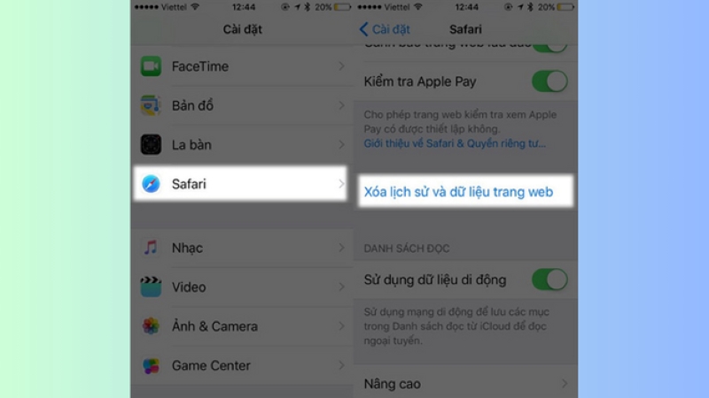 cách dọn rác iphone