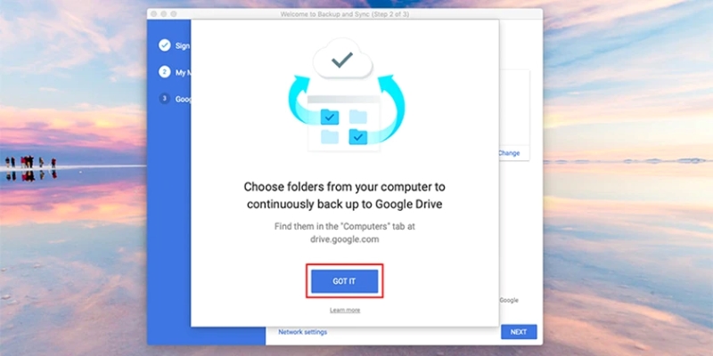 cách đồng bộ dữ liệu máy tính với google drive