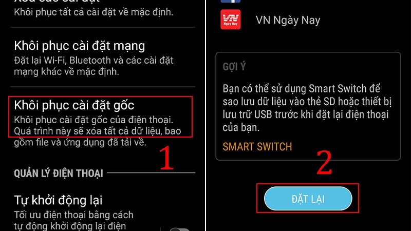 gỡ Samsung Account 