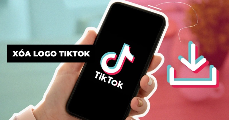 cách xóa logo tiktok