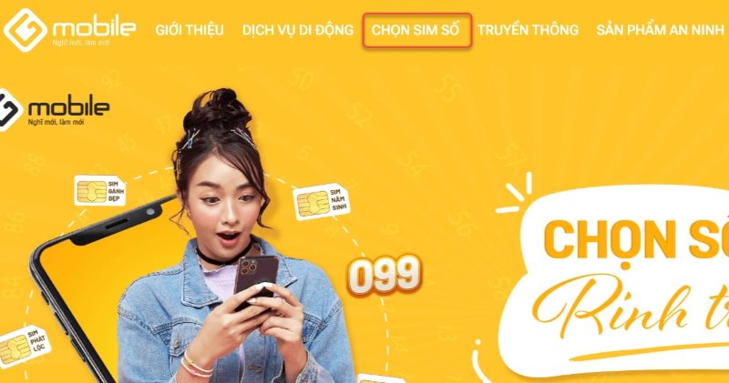 Cách đăng ký thuê bao điện thoại đầu số 059 chính chủ bước 1