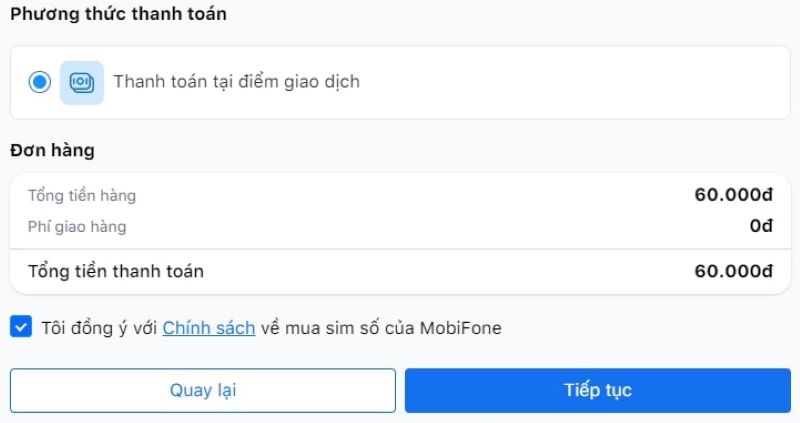 Cách đăng ký thuê bao điện thoại đầu số 089 chính chủ bước 5