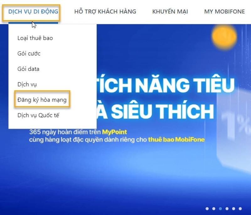 Cách đăng ký thuê bao điện thoại đầu số 093 chính chủ bước 1