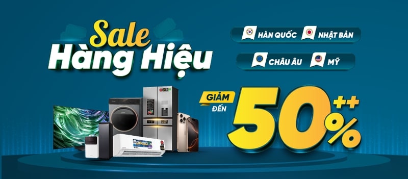 Mua sắm hàng gia dụng, điện tử, điện lạnh