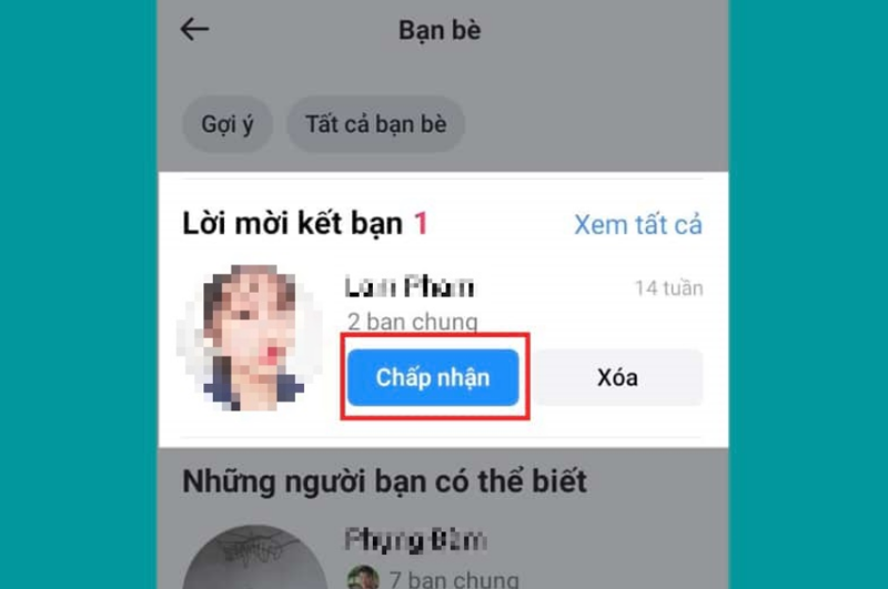  Lọc tài khoản bạn bè cẩn thận