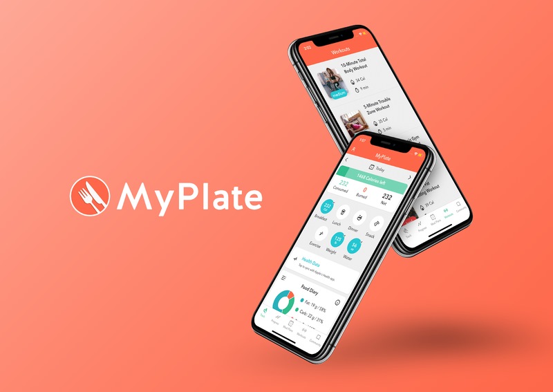 App tính thâm hụt calo tốt - Myplate Calories Track 