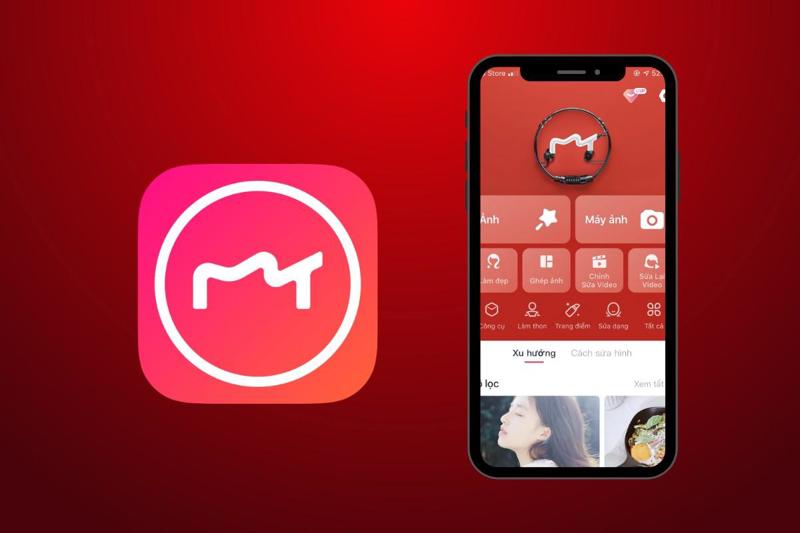 App xóa người, vật thể Meitu