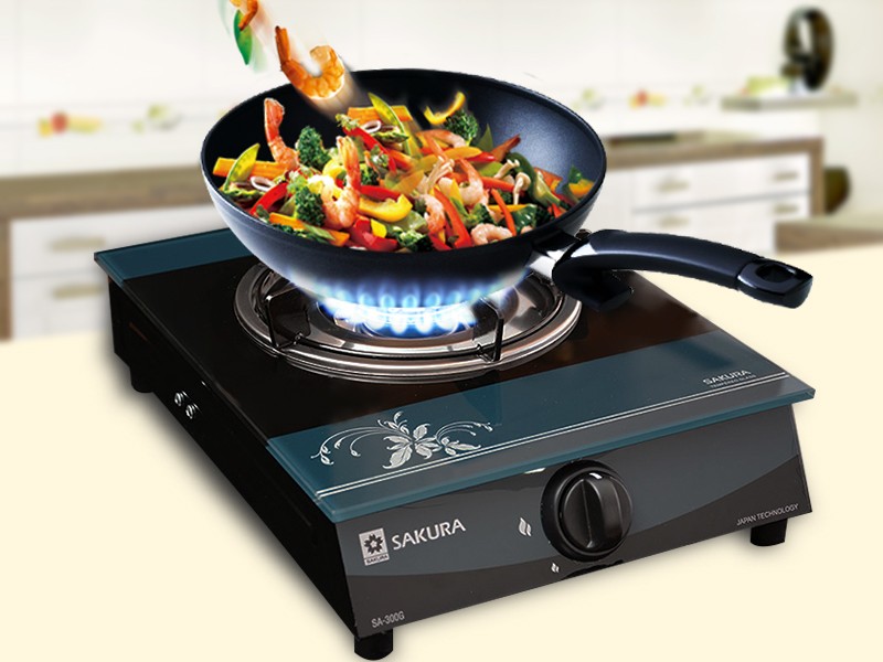 Chọn bếp ga đơn nếu không gian gia đình nhỏ và bạn không phải nấu nướng quá nhiều.