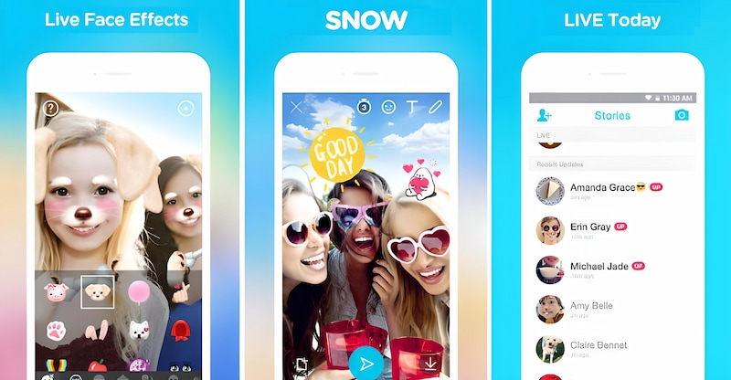 app snow chụp hình đẹp cho android