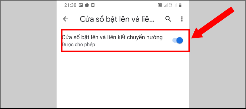 Tắt cửa sổ Pop-up và Quảng cáo trên Chrome bước 3